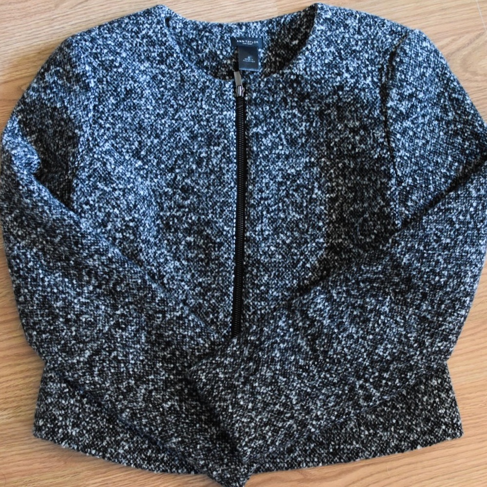 Ann Taylor Tweed Jacket- Size 6
